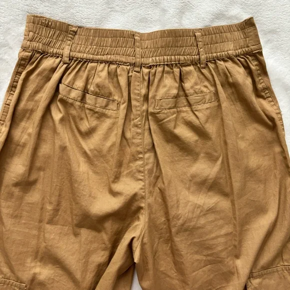 FOR THE REPUBLIC Cotton Khaki Cargo Jogger Pants--M - Picture 7 of 16